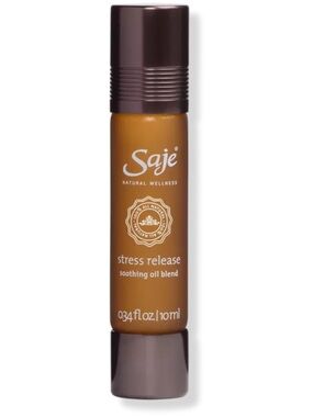 Saje Stress Release Soothing Oil Blend Roll On NWT Retails @ $36 .34oz